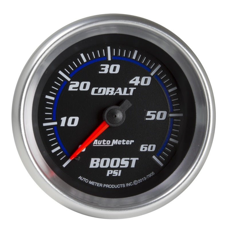 AutoMeter - Autometer Cobalt 2-5/8in Mechanical Boost Gauge 60 PSI - Demon Performance