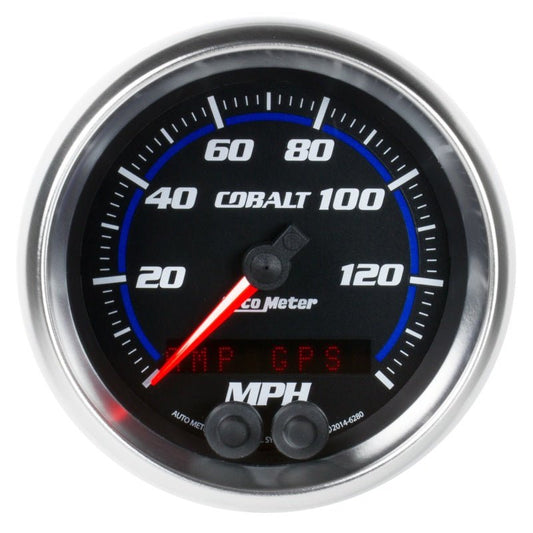 AutoMeter - Autometer Cobalt 3-3/8in 0-140MPH In-Dash Electronic GPS Programmable Speedometer - Demon Performance