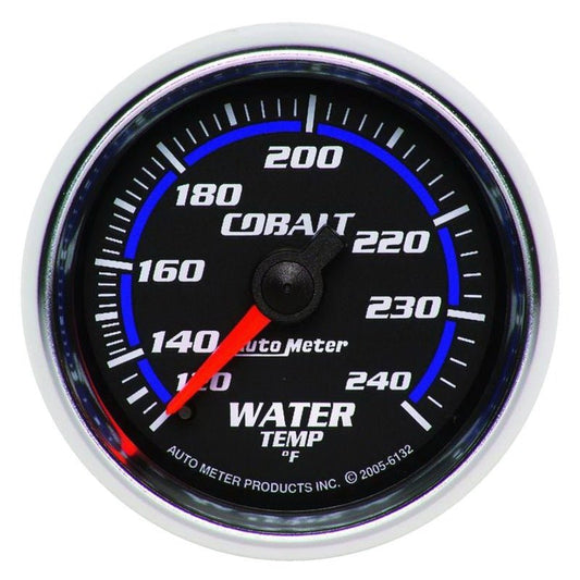 AutoMeter - Autometer Cobalt 52mm 120-240 Deg F Mechanical Water Temperature Gauge - Demon Performance