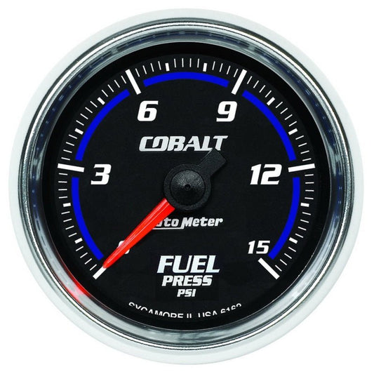 AutoMeter - Autometer Cobalt 52mm 15 PSI Electronic Fuel Pressure Gauge - Demon Performance