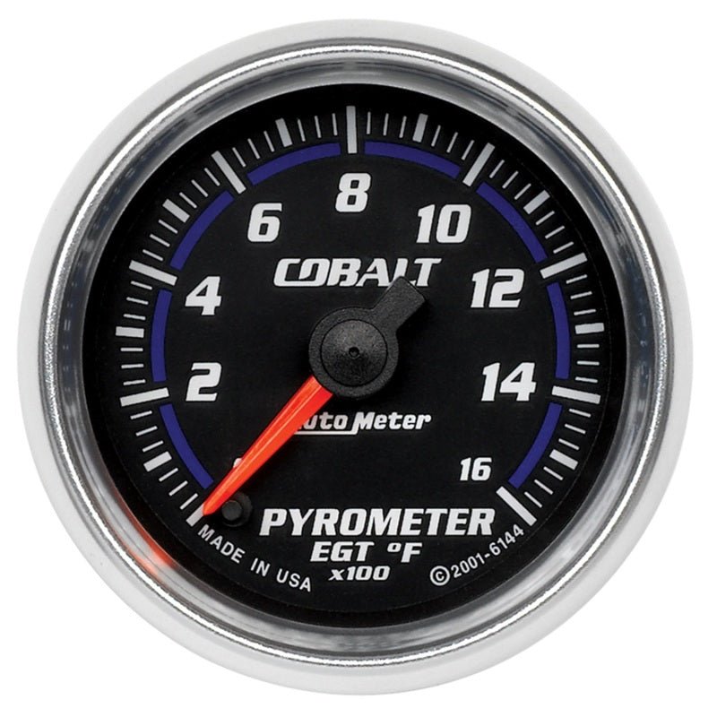 AutoMeter - Autometer Cobalt 52mm 1600 Deg F Electronic Pyrometer Gauge - Demon Performance