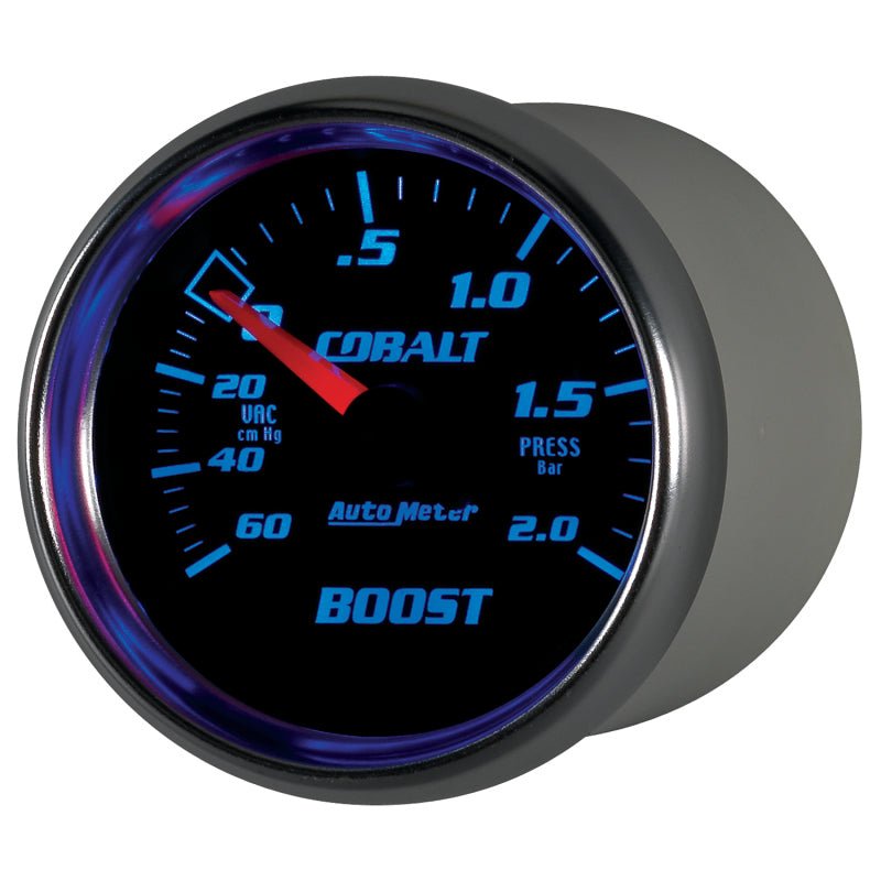 AutoMeter - Autometer Cobalt 52mm 2 BAR Mechanical Boost Gauge - Demon Performance