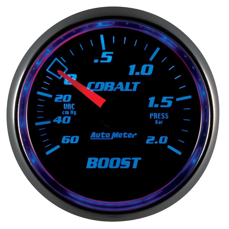 AutoMeter - Autometer Cobalt 52mm 2 BAR Mechanical Boost Gauge - Demon Performance