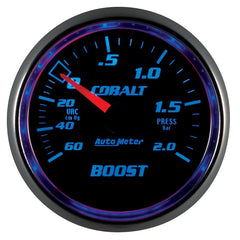 AutoMeter - Autometer Cobalt 52mm 2 BAR Mechanical Boost Gauge - Demon Performance