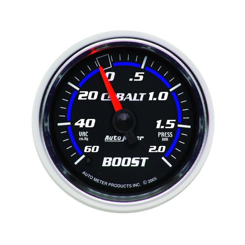 AutoMeter - Autometer Cobalt 52mm 2 BAR Mechanical Boost Gauge - Demon Performance