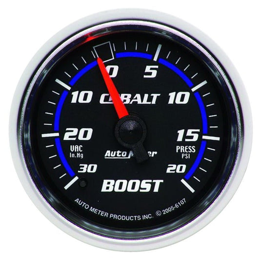 AutoMeter - Autometer Cobalt 52mm 20psi mechanical Boost Gauge - Demon Performance