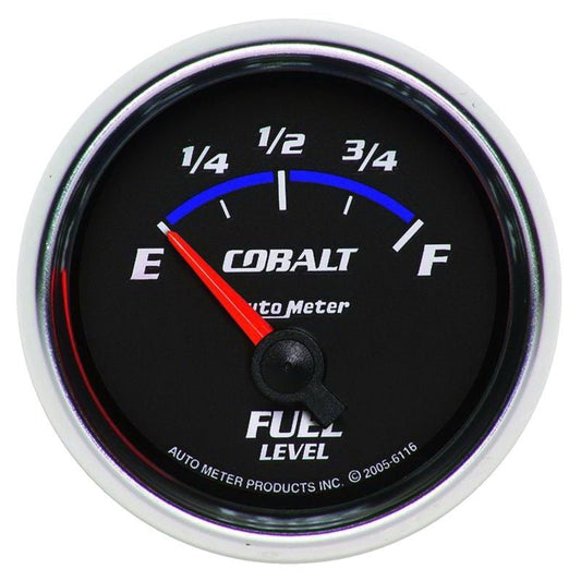 AutoMeter - Autometer Cobalt 52mm 240 E/33 F SSE Fuel Level Gauge - Demon Performance