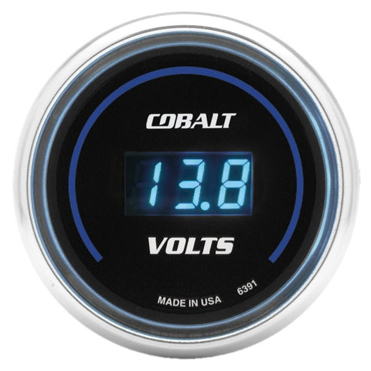 AutoMeter - Autometer Cobalt 52mm Digital Voltmeter 8-19 Volts Gauge - Demon Performance