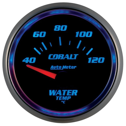 AutoMeter - Autometer Cobalt 52mm Short Sweep Electronic 40-120 Deg C Water Temprature Gauge - Demon Performance