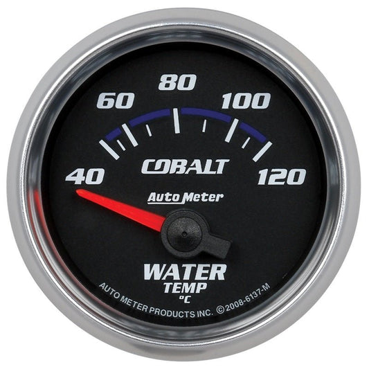 AutoMeter - Autometer Cobalt 52mm Short Sweep Electronic 40-120 Deg C Water Temprature Gauge - Demon Performance