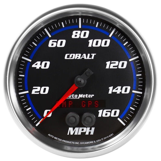 AutoMeter - Autometer Cobalt 5in 0-140MPH In-Dash Electronic GPS Programmable Speedometer - Demon Performance