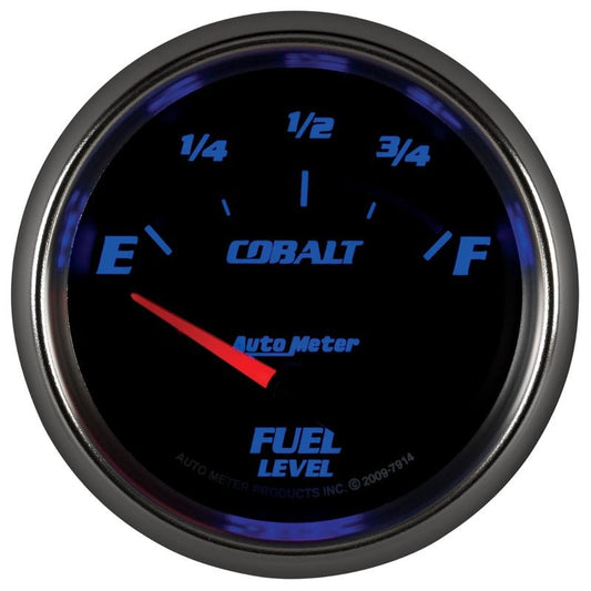 AutoMeter - Autometer Cobalt 66.7mm 0-90 ohms Fuel Level Gauge - Demon Performance