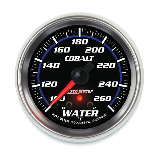 AutoMeter - Autometer Cobalt 66.7mm 100-260 Degree F DSM Water Temperature Gauge - Demon Performance