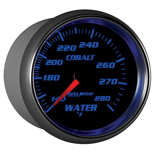 AutoMeter - Autometer Cobalt 66.7mm 140-280 degree F. Water Temprature Gauge - Demon Performance