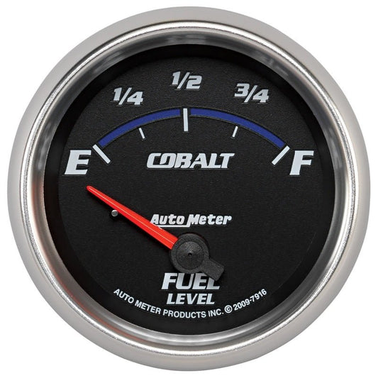 AutoMeter - Autometer Cobalt 66.7mm 240-33 ohms Short Sweep Electronic Fuel Level Gauge - Demon Performance