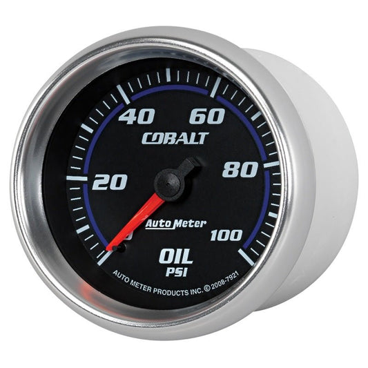 AutoMeter - Autometer Cobalt 66mm 0-100 PSI Oil Pressure Gauge - Demon Performance