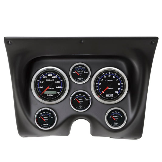 AutoMeter - Autometer Cobalt 67-68 Camaro/Firebird Dash Kit 6pc Tach / MPH / Fuel / Oil / WTMP / Volt - Demon Performance