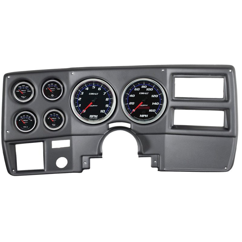 AutoMeter - Autometer Cobalt 73-83 Chevy Truck/Suburban Kit 6pc Tach / MPH / Fuel / Oil / WTMP / Volt - Demon Performance