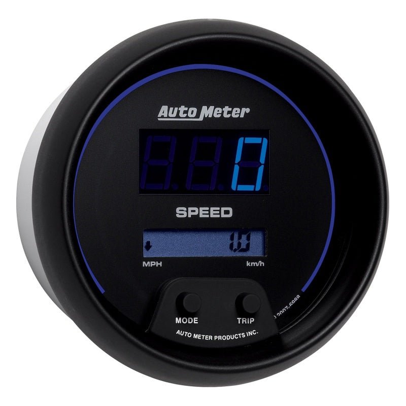 AutoMeter - Autometer Cobalt Digital 85.7mm Black Electric Programable Speedometer - Demon Performance