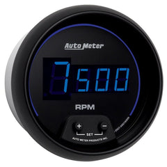 AutoMeter - Autometer Cobalt Digital 85.7mm Black In-Dash Tachometer - Demon Performance