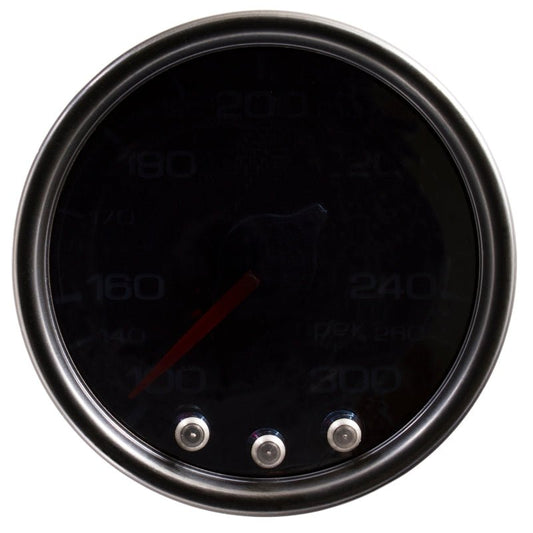 AutoMeter - Autometer Spek-Pro Gauge Oil Temp 2 1/16in 300f Stepper Motor W/Peak & Warn Blk/Smoke/Blk - Demon Performance