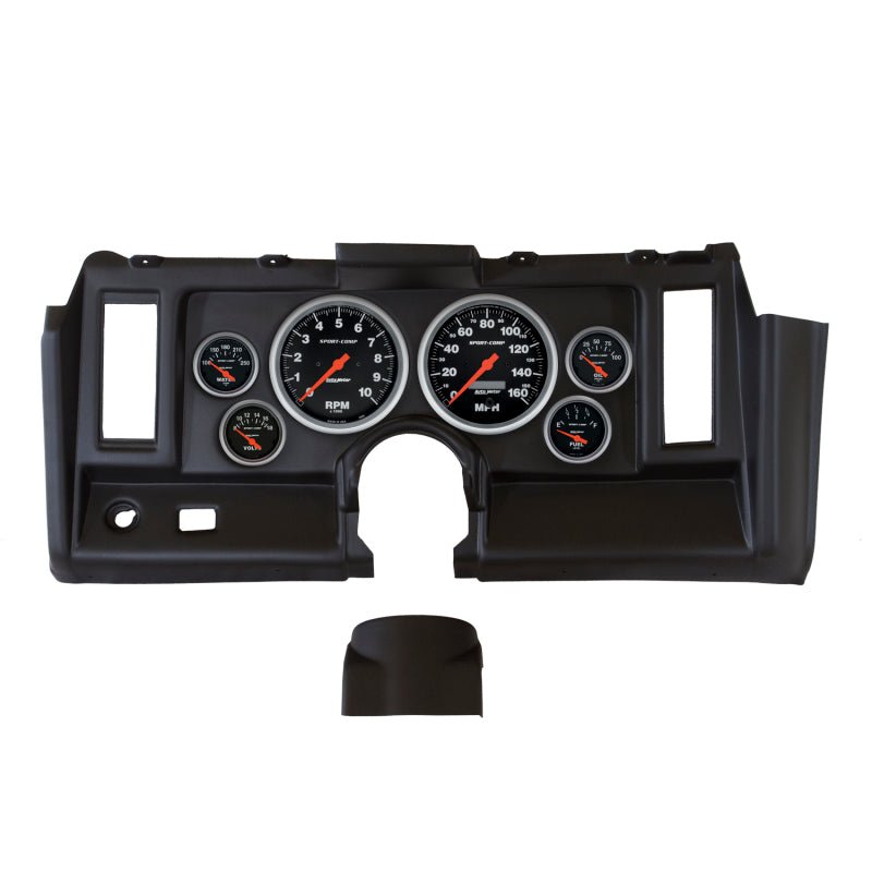 AutoMeter - Autometer Sport-Comp 1969 Camaro Dash Kit 6pc Tach / MPH / Fuel / Oil / WTMP / Volt - Demon Performance