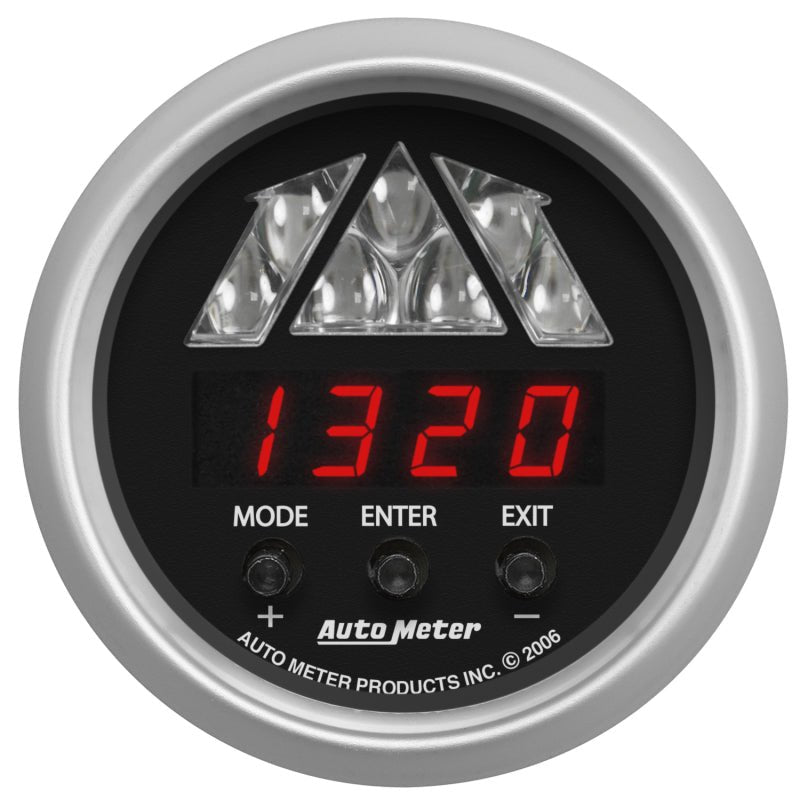 AutoMeter - Autometer Sport-Comp 52mm 0-15k RPM Digital Pro Shift System Shift Light Level 1 - Demon Performance