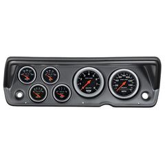 AutoMeter - Autometer Sport-Comp 70-76 Duster/ Demon/ Dart Dash Kit 6pc Tach / MPH / Fuel / Oil / WTMP / Volt - Demon Performance