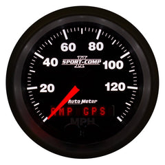 AutoMeter - Autometer Sport-Comp II 3-3/8in 0-140MPH In-Dash Electronic GPS Programmable Speedometer - Demon Performance