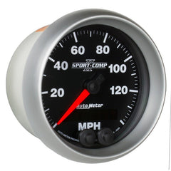 AutoMeter - Autometer Sport-Comp II 3-3/8in 0-140MPH In-Dash Electronic GPS Programmable Speedometer - Demon Performance