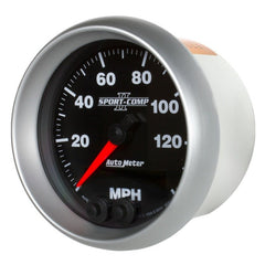 AutoMeter - Autometer Sport-Comp II 3-3/8in 0-140MPH In-Dash Electronic GPS Programmable Speedometer - Demon Performance