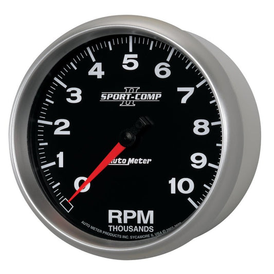 AutoMeter - Autometer Sport-Comp II 5 inch 0-10000 RPM In Dash Tachometer - Demon Performance