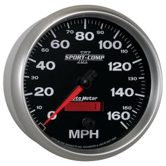 AutoMeter - Autometer Sport-Comp II 5 inch 0-160MPH Electronic Programmable Speedometer - Demon Performance