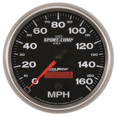 AutoMeter - Autometer Sport-Comp II 5 inch 0-160MPH Electronic Programmable Speedometer - Demon Performance