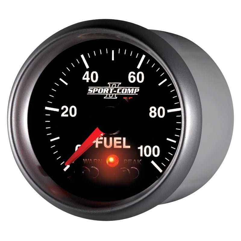 AutoMeter - Autometer Sport-Comp II 52mm 0-100 PSI Fuel Pressure Gauge - Demon Performance