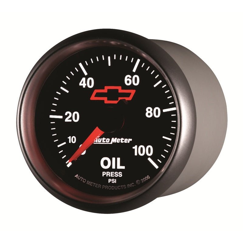 AutoMeter - Autometer Sport-Comp II GM 52mm 0-100 PSI Mechanical Oil Pressure Gauge - Demon Performance