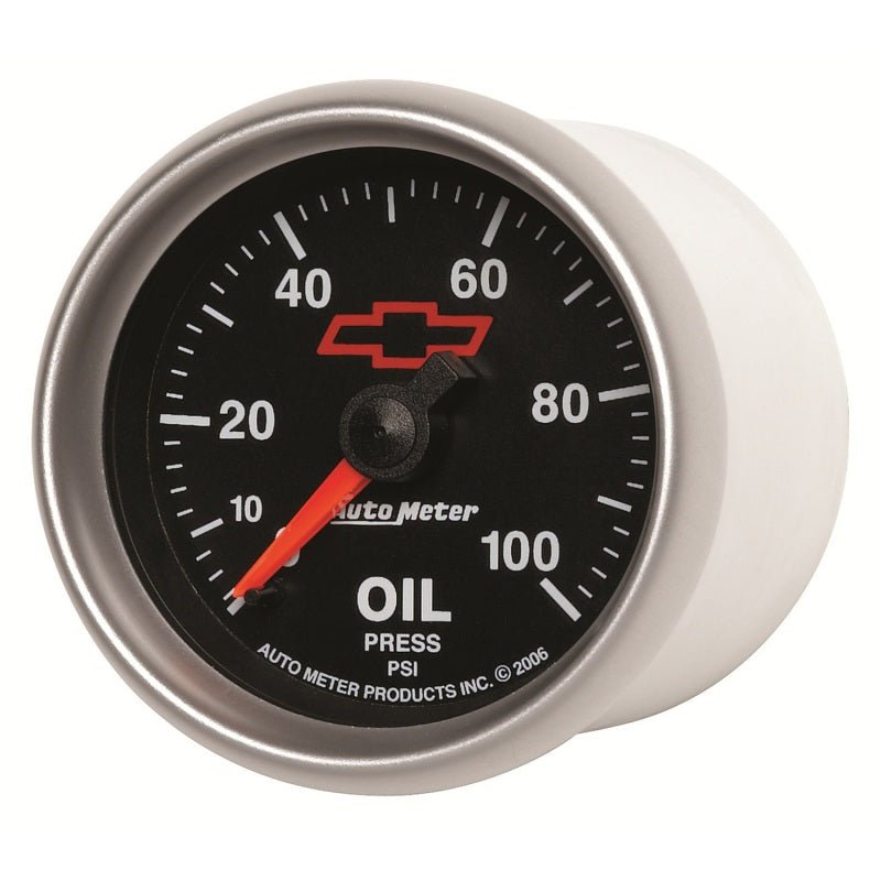 AutoMeter - Autometer Sport-Comp II GM 52mm 0-100 PSI Mechanical Oil Pressure Gauge - Demon Performance