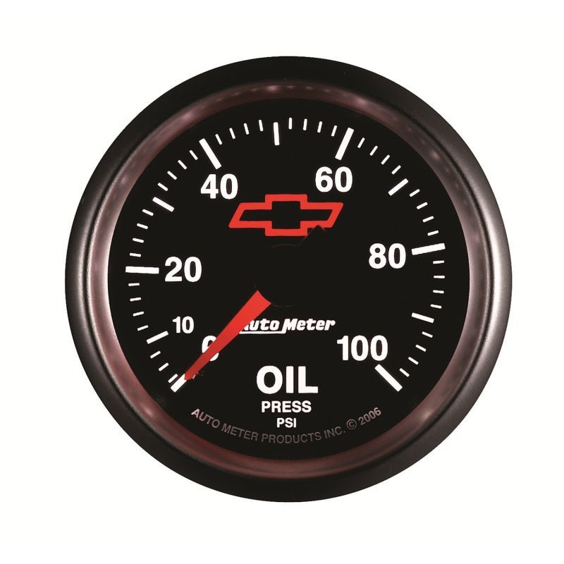 AutoMeter - Autometer Sport-Comp II GM 52mm 0-100 PSI Mechanical Oil Pressure Gauge - Demon Performance