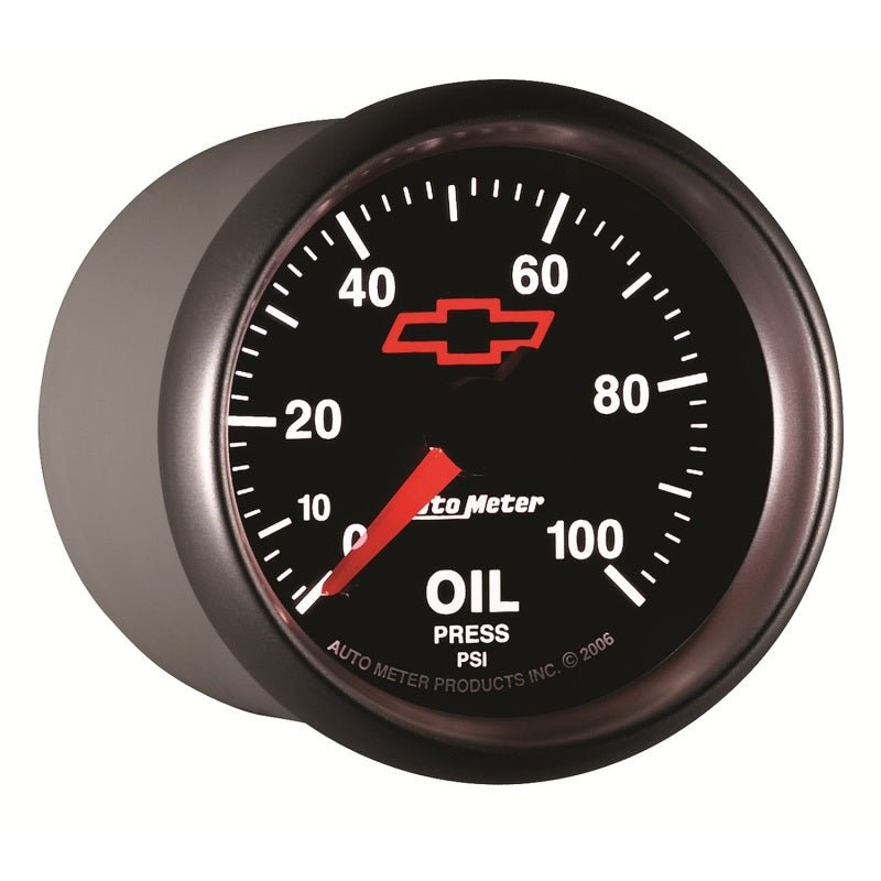 AutoMeter - Autometer Sport-Comp II GM 52mm 0-100 PSI Mechanical Oil Pressure Gauge - Demon Performance