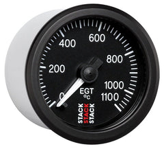 AutoMeter - Autometer Stack 52mm 0-1100 Deg C Pro Stepper Motor Exhaust Gas Temp Gauge - Black - Demon Performance