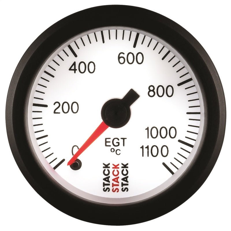 AutoMeter - Autometer Stack 52mm 0-1100 Deg C Pro Stepper Motor Exhaust Gas Temp Gauge - White - Demon Performance