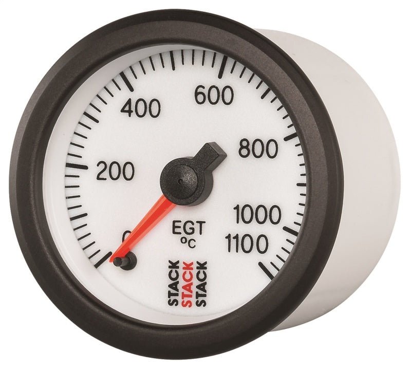 AutoMeter - Autometer Stack 52mm 0-1100 Deg C Pro Stepper Motor Exhaust Gas Temp Gauge - White - Demon Performance