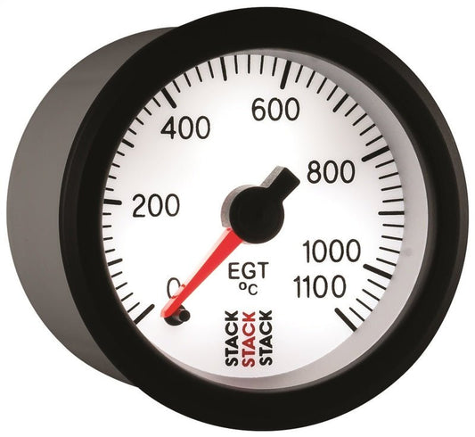 AutoMeter - Autometer Stack 52mm 0-1100 Deg C Pro Stepper Motor Exhaust Gas Temp Gauge - White - Demon Performance