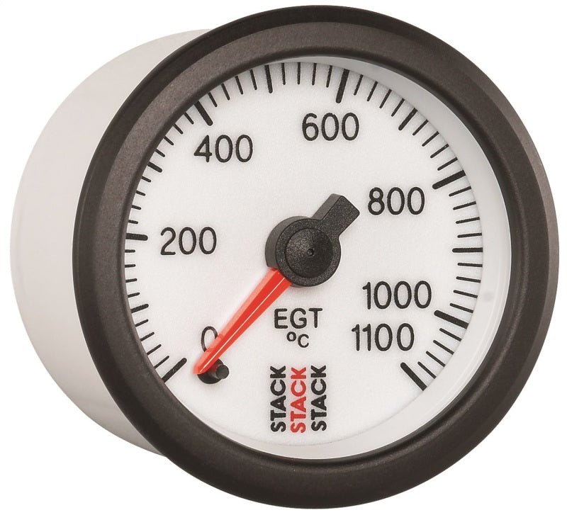 AutoMeter - Autometer Stack 52mm 0-1100 Deg C Pro Stepper Motor Exhaust Gas Temp Gauge - White - Demon Performance