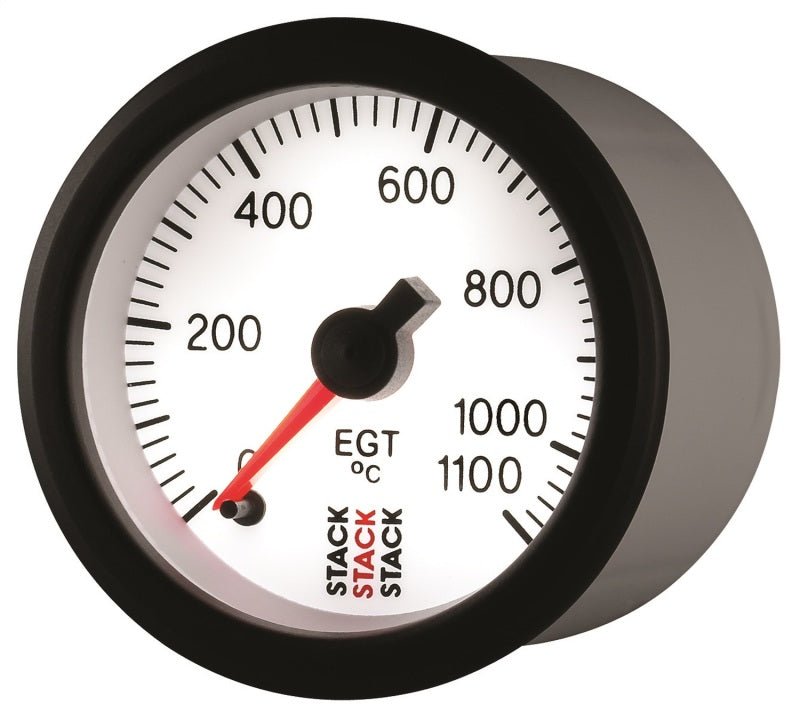 AutoMeter - Autometer Stack 52mm 0-1100 Deg C Pro Stepper Motor Exhaust Gas Temp Gauge - White - Demon Performance