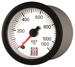 AutoMeter - Autometer Stack 52mm 0-1100 Deg C Pro Stepper Motor Exhaust Gas Temp Gauge - White - Demon Performance