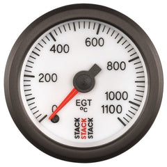 AutoMeter - Autometer Stack 52mm 0-1100 Deg C Pro Stepper Motor Exhaust Gas Temp Gauge - White - Demon Performance