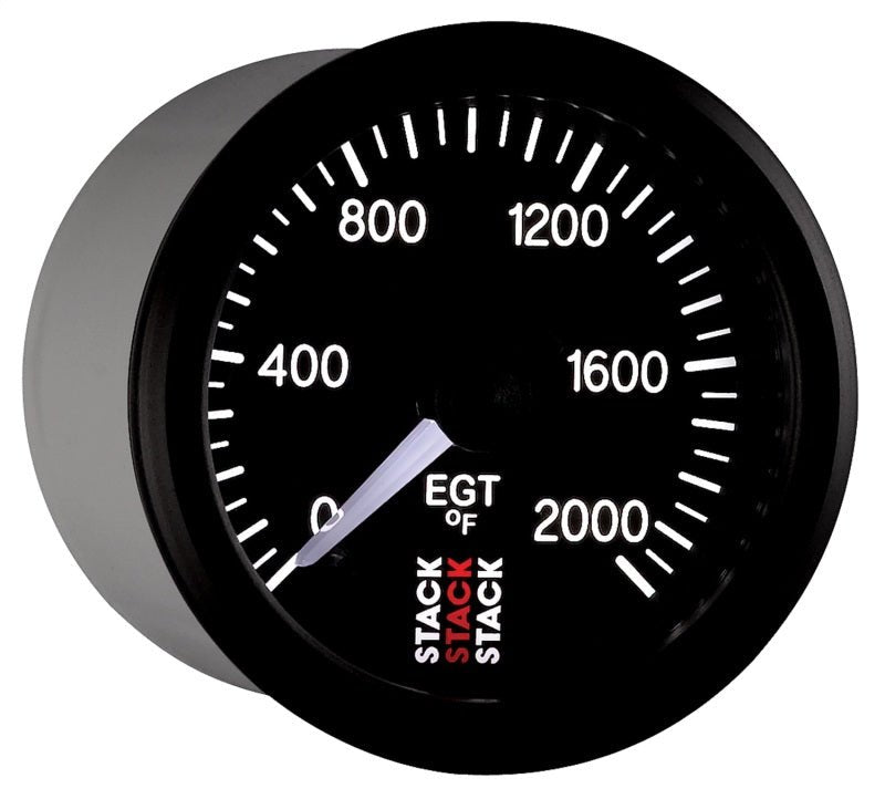 AutoMeter - Autometer Stack 52mm 0-2000 Deg F Pro Stepper Motor Exhaust Gas Temp Gauge - Black - Demon Performance