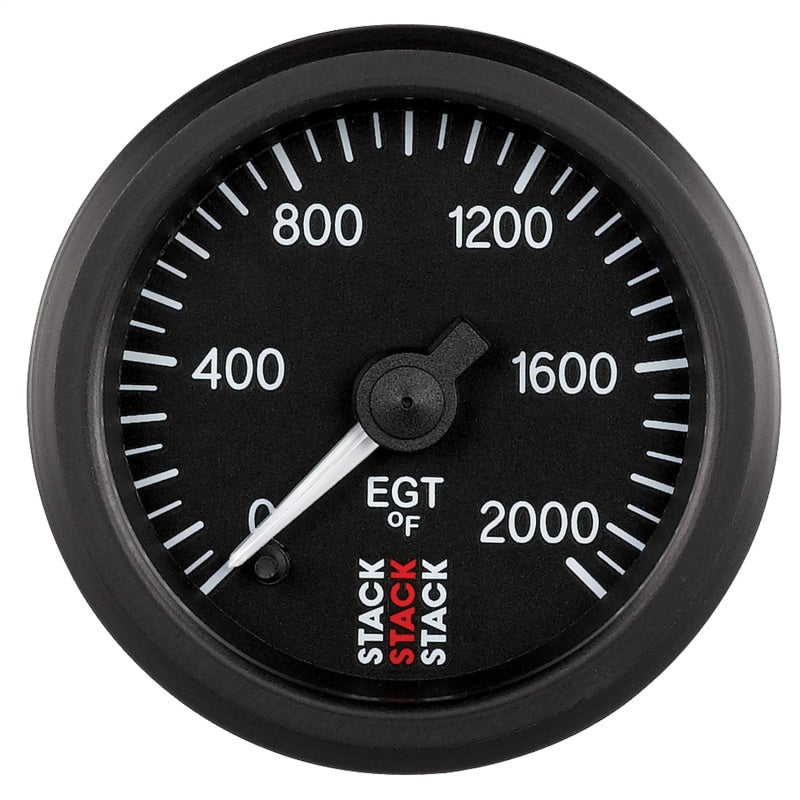 AutoMeter - Autometer Stack 52mm 0-2000 Deg F Pro Stepper Motor Exhaust Gas Temp Gauge - Black - Demon Performance