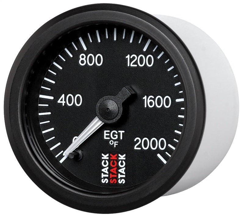 AutoMeter - Autometer Stack 52mm 0-2000 Deg F Pro Stepper Motor Exhaust Gas Temp Gauge - Black - Demon Performance